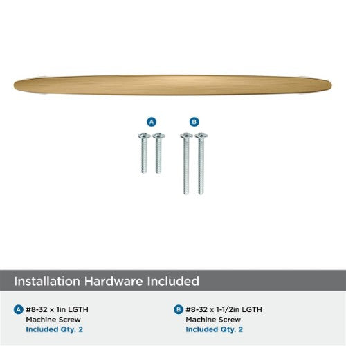 Arc Zinc Champagne Bronze Cabinet Pull 8