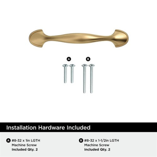 Fairfield Zinc Champagne Bronze Cabinet Pull 9