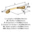 Ravino Zinc Champagne Bronze Cabinet Pull 6