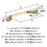 Ravino Zinc Champagne Bronze Cabinet Pull 7