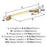 Ravino Zinc Champagne Bronze Cabinet Pull 8