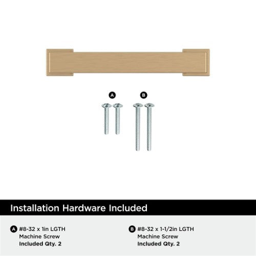 Bridgeport Zinc Champagne Bronze Cabinet Pull 9