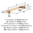 Bridgeport Zinc Champagne Bronze Cabinet Pull 7