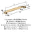 Franklin Zinc Champagne Bronze Cabinet Pull 8