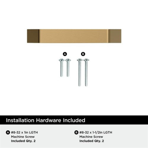 Evolve Zinc Champagne Bronze Cabinet Pull 9