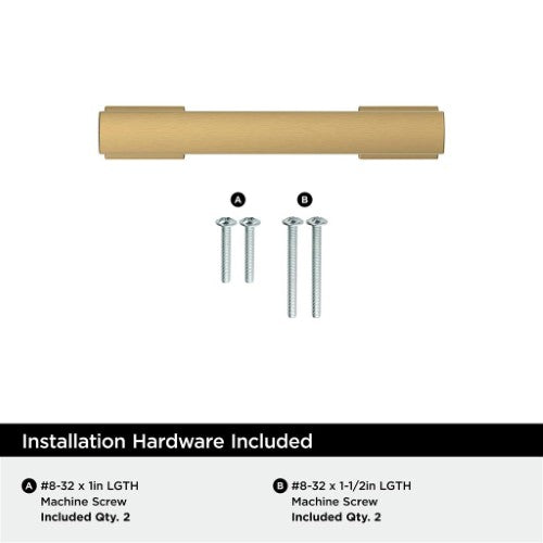 Triomphe Zinc Champagne Bronze Cabinet Pull 9