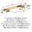 Triomphe Zinc Champagne Bronze Cabinet Pull 7