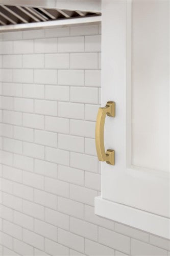 Incisive Zinc Champagne Bronze Cabinet Pull 10