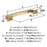 Incisive Zinc Champagne Bronze Cabinet Pull 7