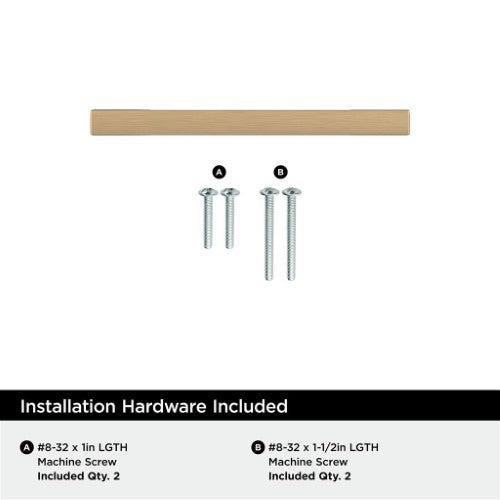 Cityscape Zinc Champagne Bronze Cabinet Pull 13