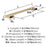 Cityscape Zinc Champagne Bronze Cabinet Pull 9