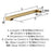 Composite Zinc Champagne Bronze Cabinet Pull 10