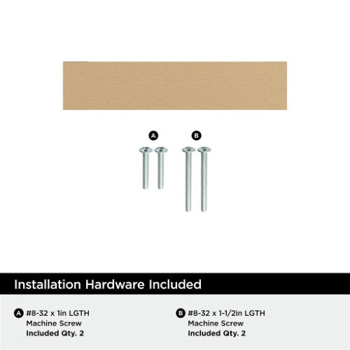 Augment Zinc Champagne Bronze Cabinet Pull 9