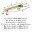 Augment Zinc Champagne Bronze Cabinet Pull 8