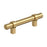 Central Zinc Champagne Bronze Cabinet Pull 1