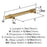 Central Zinc Champagne Bronze Cabinet Pull 7
