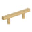 Bar Pulls Square Zinc Champagne Bronze Cabinet Pull 1