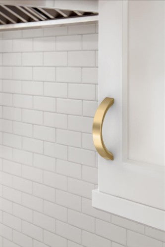 Parabolic Zinc Champagne Bronze Cabinet Pull 10