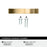 Parabolic Zinc Champagne Bronze Cabinet Pull 9