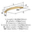 Arc Zinc Champagne Bronze Cabinet Pull 7