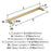 Metro Zinc Champagne Bronze Cabinet Pull 7