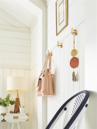 Bronx Zinc & Stainless Steel Champagne Bronze Hook 6
