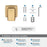 Revitalize Zinc Champagne Bronze Hook 3