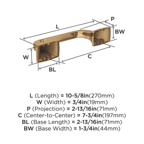 Highland Ridge Zinc Champagne Bronze Toilet Paper Holder 2