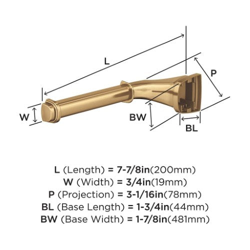 Revitalize Zinc & Stainless Steel Champagne Bronze Toilet Paper Holder 2
