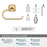 Stature Zinc Champagne Bronze Toilet Paper Holder 3