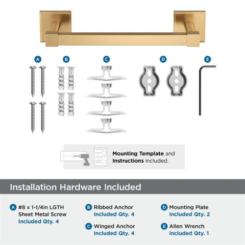 Appoint Zinc & Stainless Steel Champagne Bronze Towel Bar 7