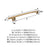 Arrondi Stainless Steel Champagne Bronze Towel Bar 5
