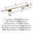 Bronx Zinc & Stainless Steel Champagne Bronze Towel Bar 6