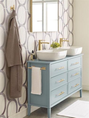 Bronx Zinc & Stainless Steel Champagne Bronze Towel Bar 8