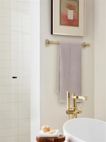 Davenport Zinc & Stainless Steel Champagne Bronze Towel Bar 9