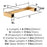 Monument Zinc & Stainless Steel Champagne Bronze Towel Bar 4