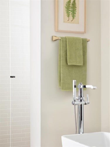 Mulholland Zinc & Stainless Steel Champagne Bronze Towel Bar 9
