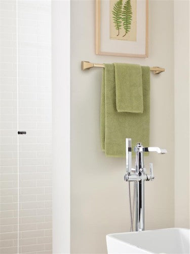 Mulholland Zinc & Stainless Steel Champagne Bronze Towel Bar 10