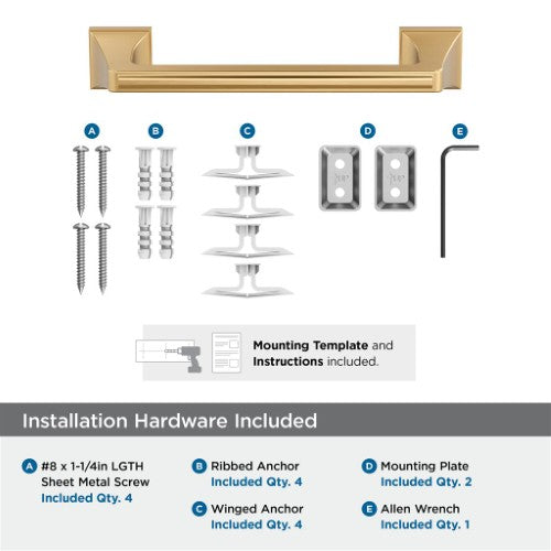 Mulholland Zinc & Stainless Steel Champagne Bronze Towel Bar 7