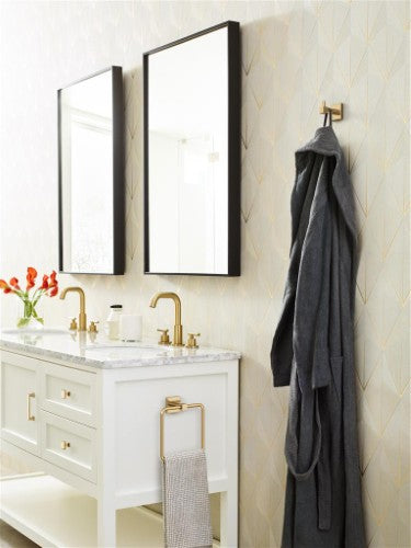 Appoint Zinc & Aluminum Champagne Bronze Towel Ring 5