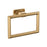Bronx Zinc & Stainless Steel Champagne Bronze Towel Ring 1