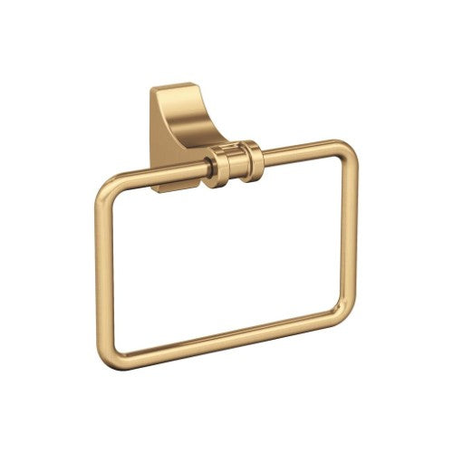 Davenport Zinc & Stainless Steel Champagne Bronze Towel Ring 1