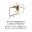 Davenport Zinc & Stainless Steel Champagne Bronze Towel Ring 2