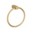 Monument Zinc & Aluminum Champagne Bronze Towel Ring 1