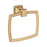 Revitalize Zinc Champagne Bronze Towel Ring 1