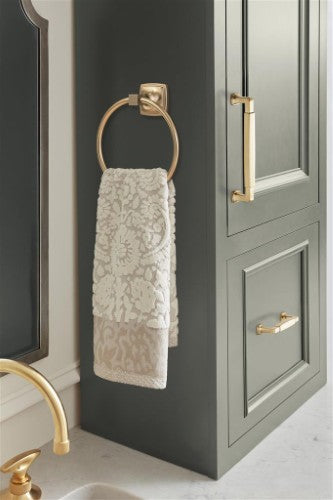 Stature Zinc & Aluminum Champagne Bronze Towel Ring 4