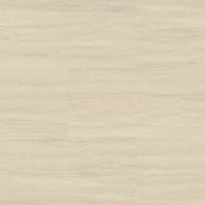 Vinyl Champagne Travertino Vinyl Tile Polyurethane 1