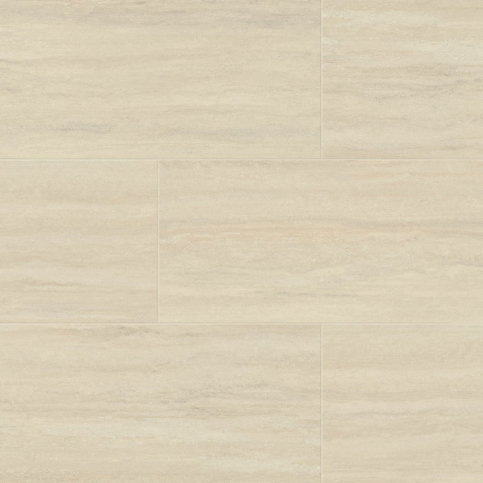 Vinyl Champagne Travertino Vinyl Tile Polyurethane 1