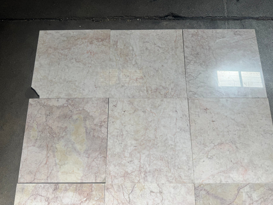 Cherry Blossom Marble Tile Polished 3
