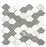Zellige Classique Terracotta Chouari in Atlas White, Blanc, Gris Perle Mosaic Glossy 1